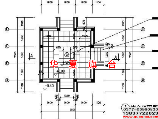 <a href='http://www.din2391.com' target='_blank'>旗臺</a>CAD圖