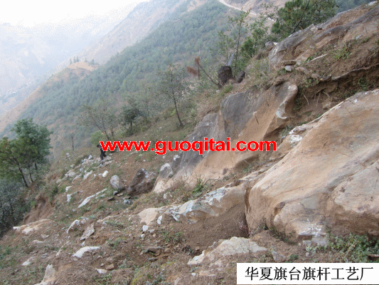 華夏旗臺(tái)廠漢白玉礦山展示{1}